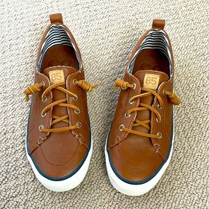 Leather sperry 85